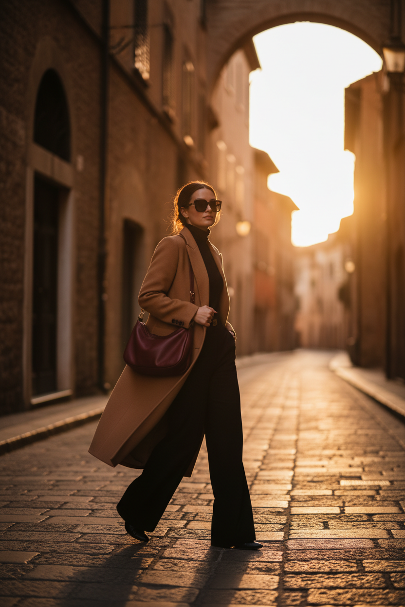 Cinematic Street-Style Editorial Portrait