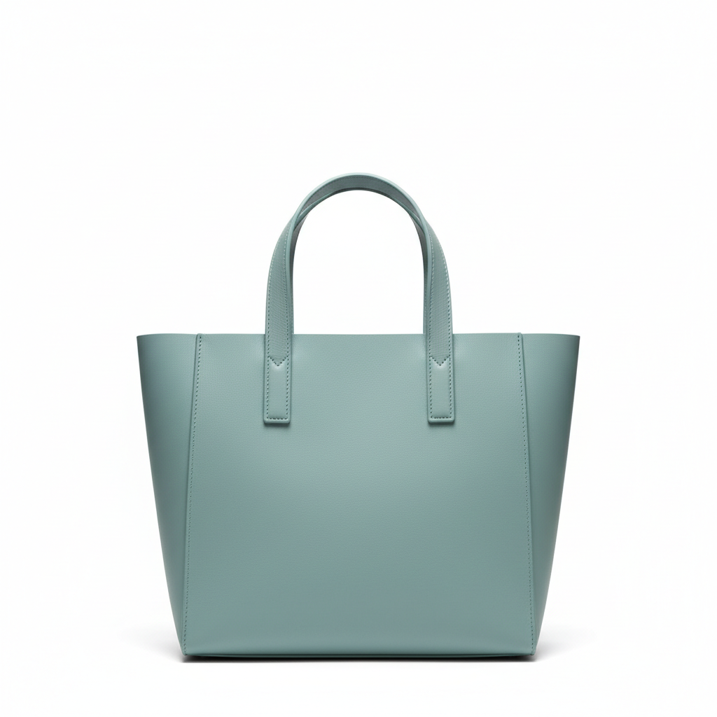 Urban Stylish Tote – Aqua Mist – Front View