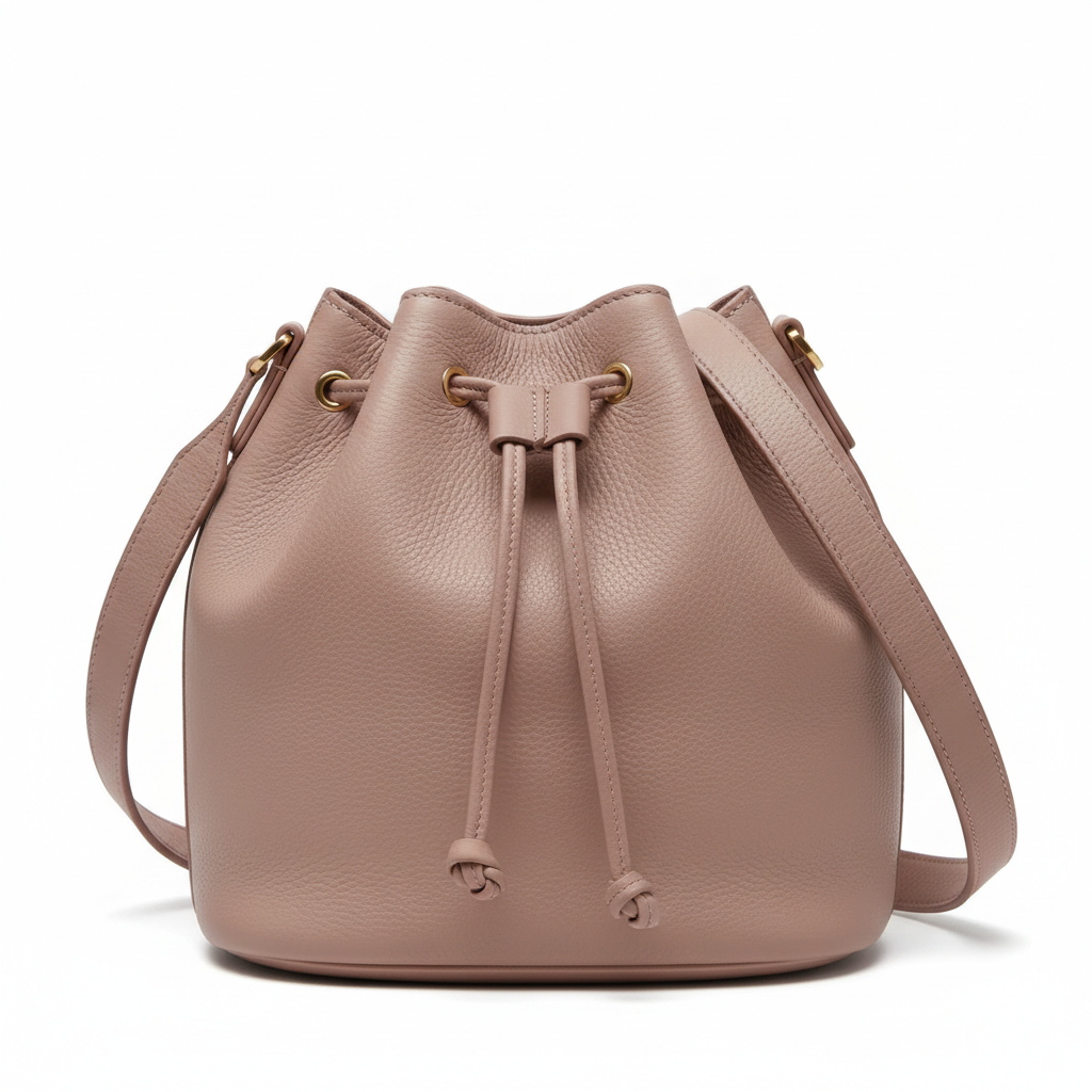 Soft Bucket Bag – Rose Mauve – Hero