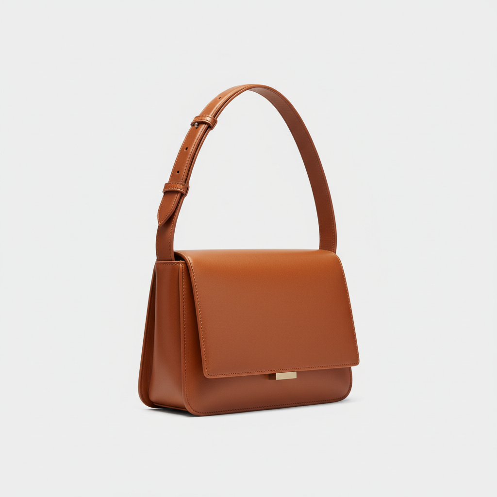 Sophisticated Knot shoulder bag in Cinnamon Copper - hero view