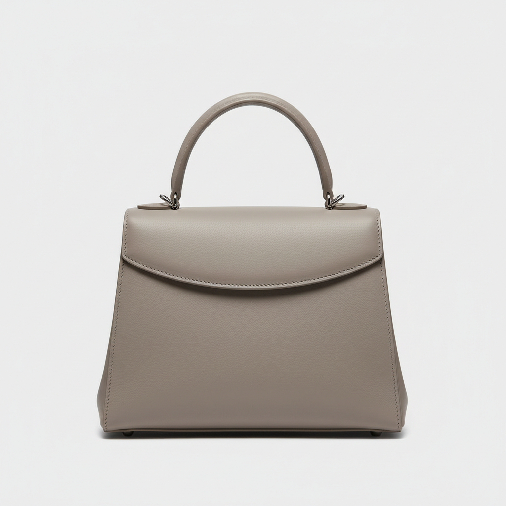 Eternal Grace luxury handbag in Stone Grey – front view