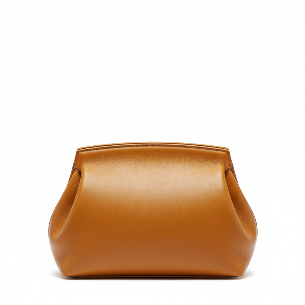 Modern Pouch Bag – Amber Gold – Front View