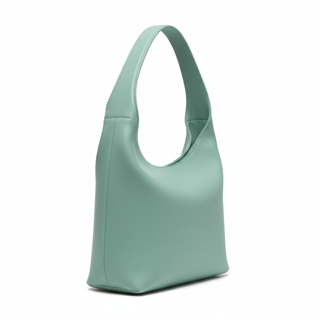 Smooth Flow Hobo Bag – Ocean Mint – Side View