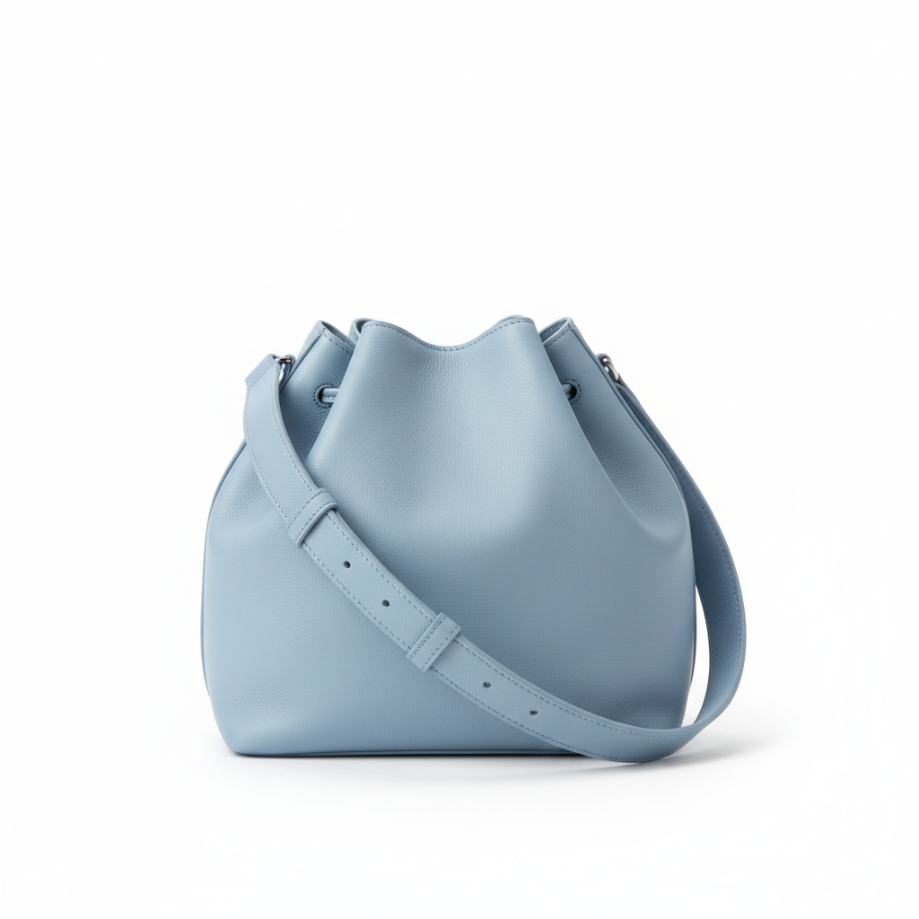 Soft Bucket Bag – Sky Blue – Hero