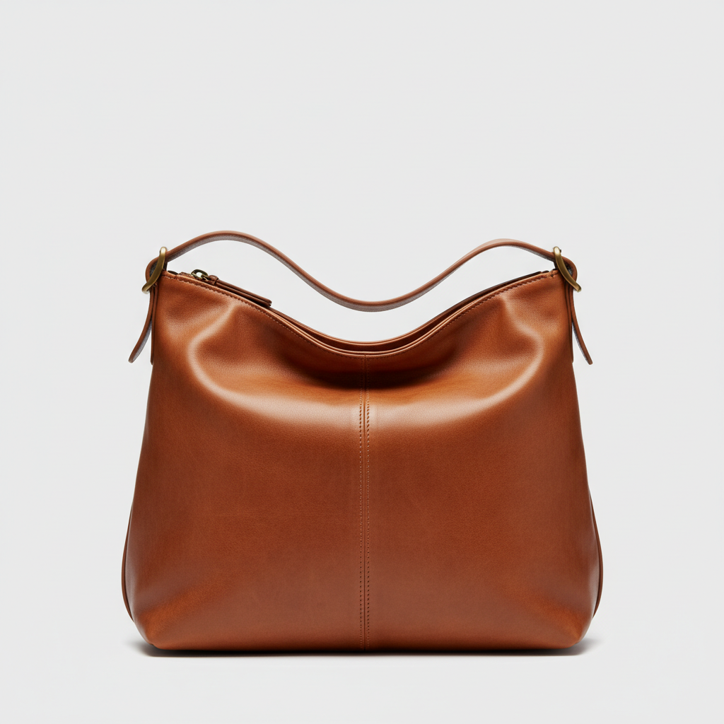 Daily Essentials Bag in Cinnamon Copper – Front view
