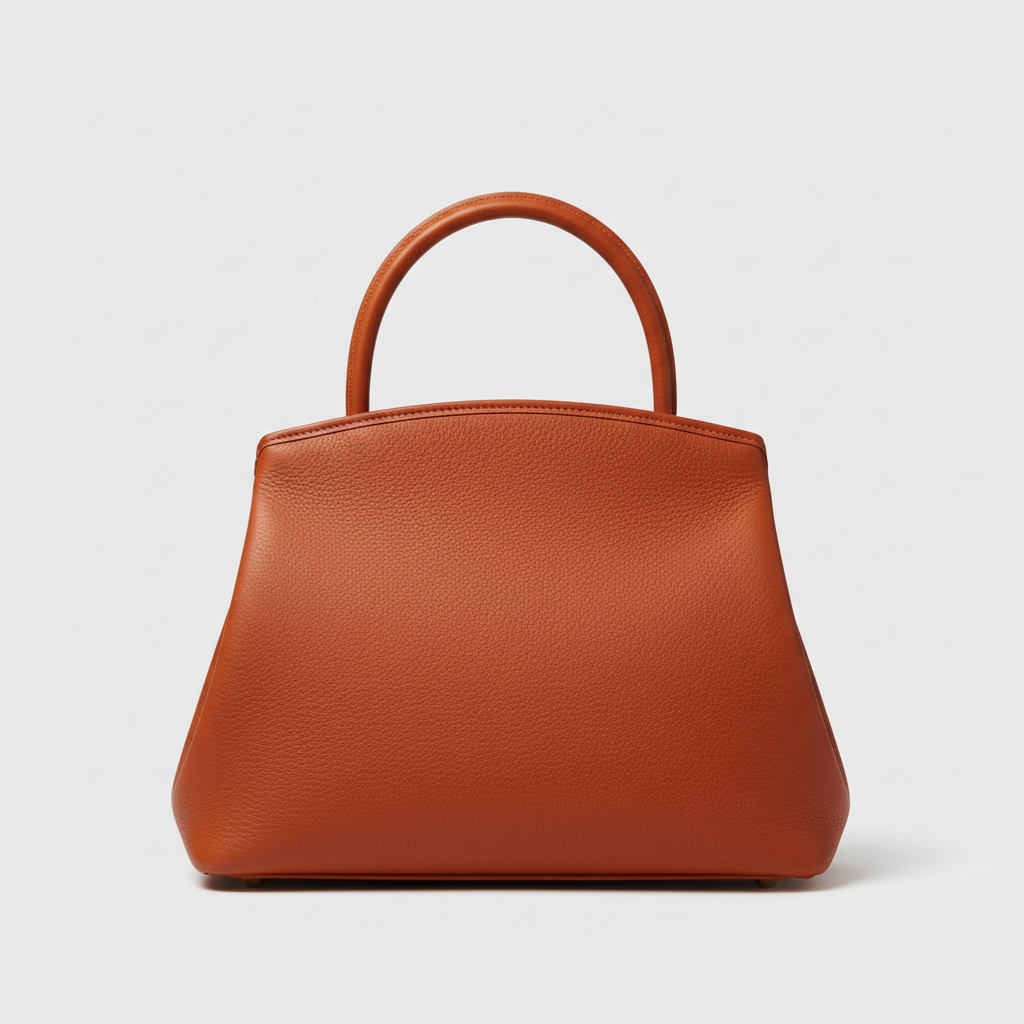 Eternal Grace luxury handbag in Sunset Orange – front view