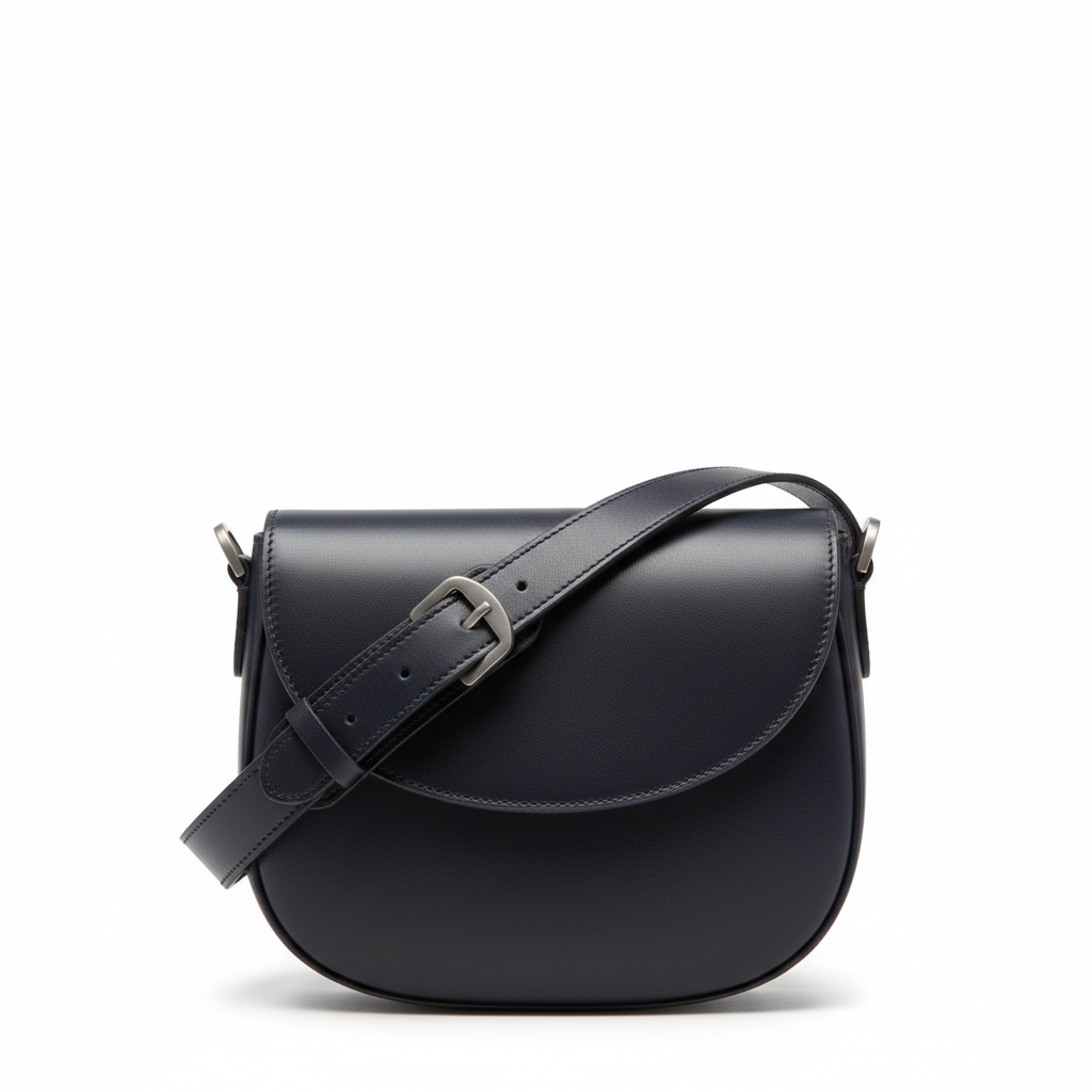 Everyday Saddle Bag – Midnight Indigo – Front View