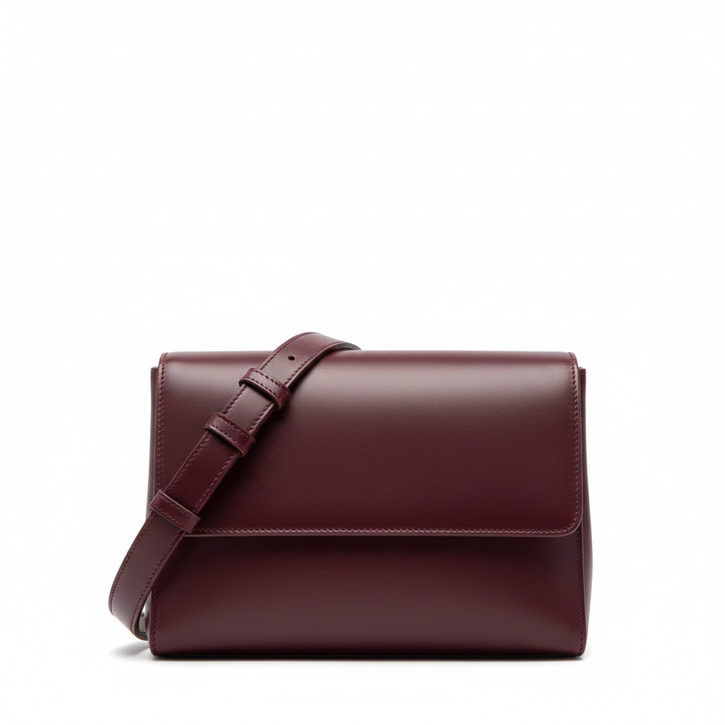 Daily Essentials Bag – Burgundy Wine – Front View