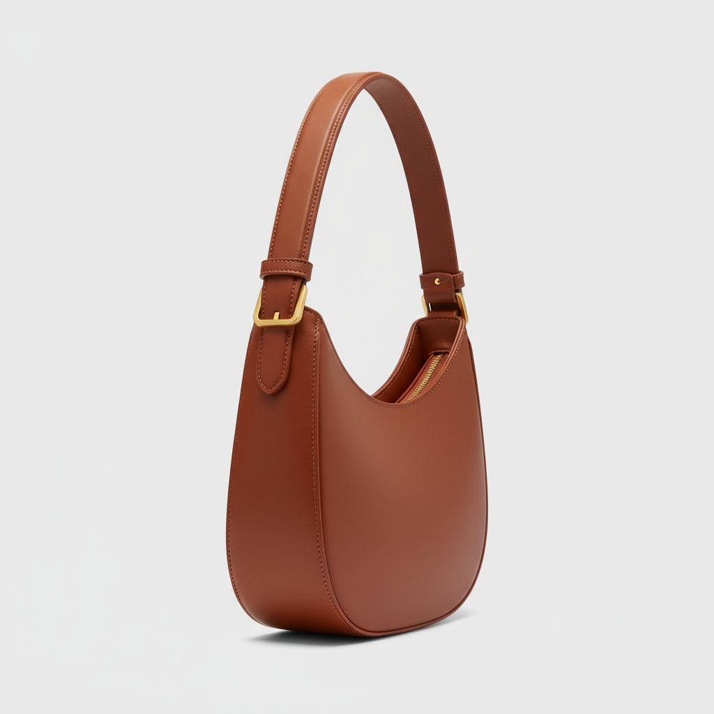 Refined Curve in Burnt Sienna – Side view
