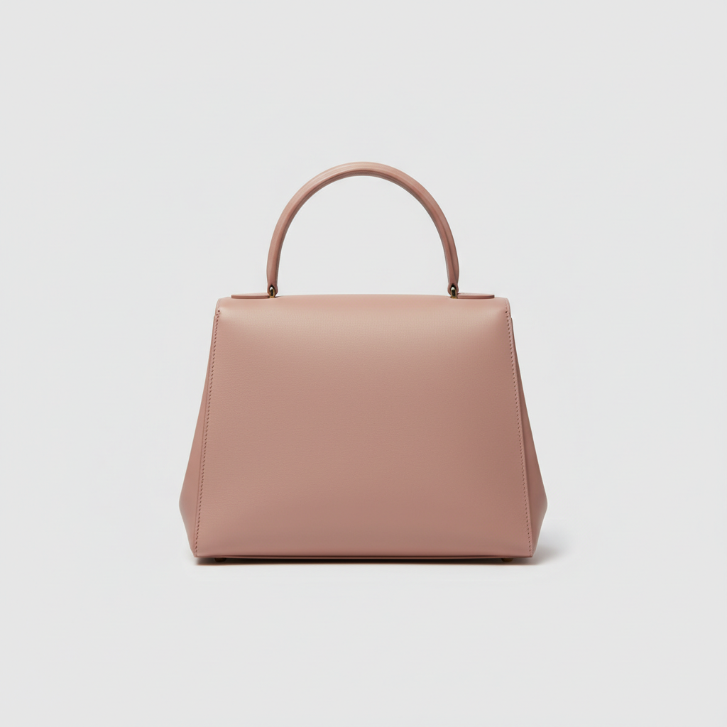 Modern Aura luxury handbag in Rose Mauve – front view