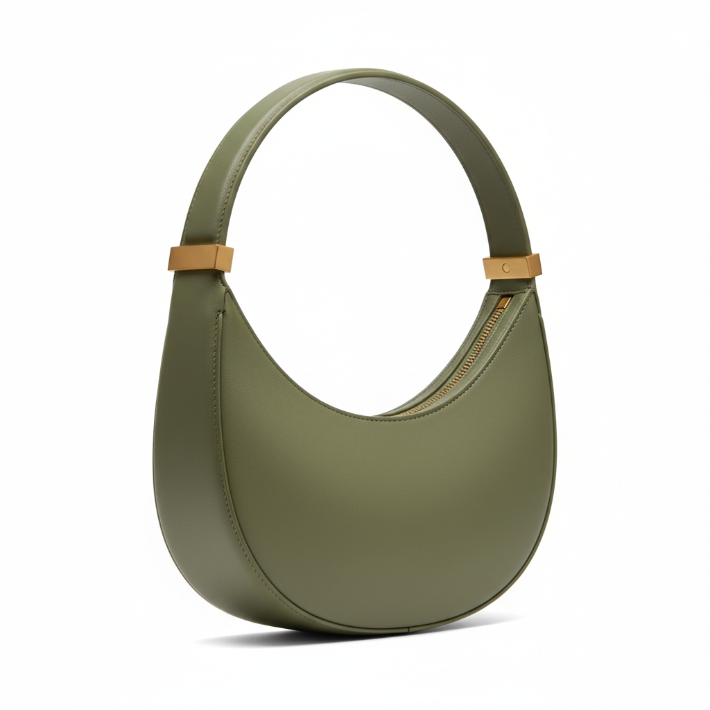 Minimalist Gather Bag – Olive Sage – Hero