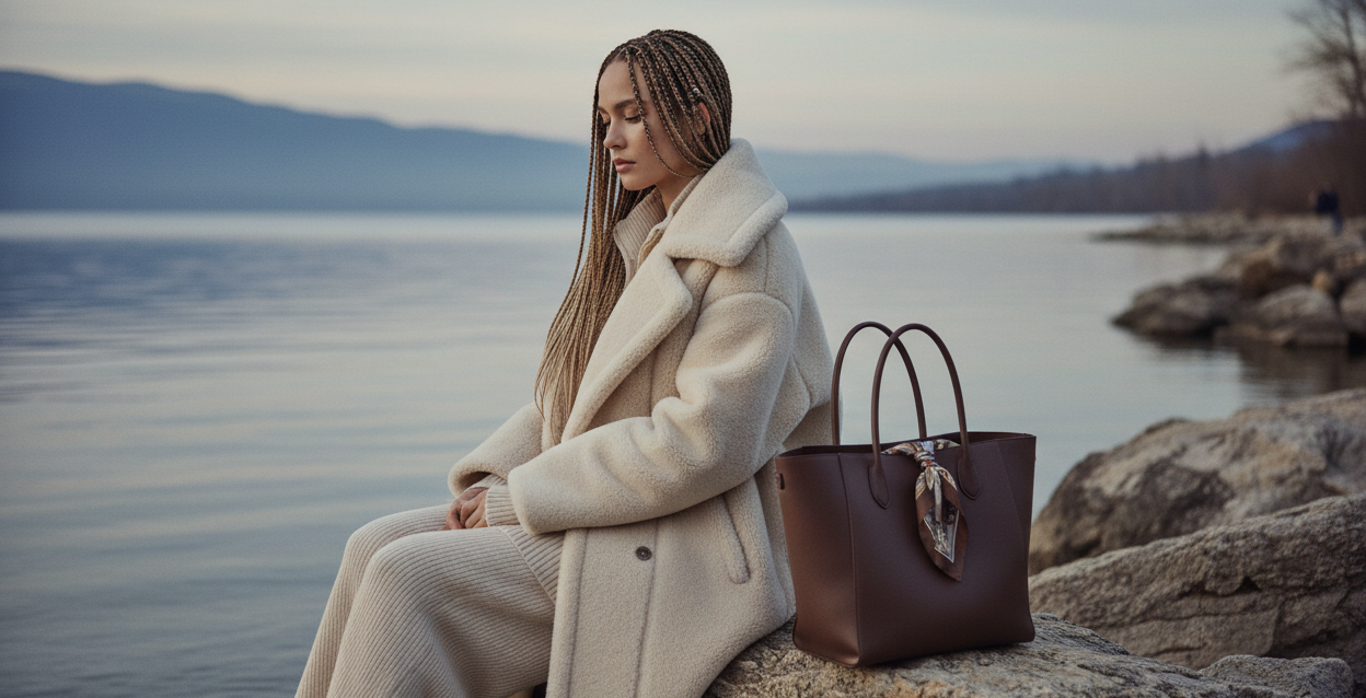 Luxury Fashion Editorial – Lakeshore at Dawn